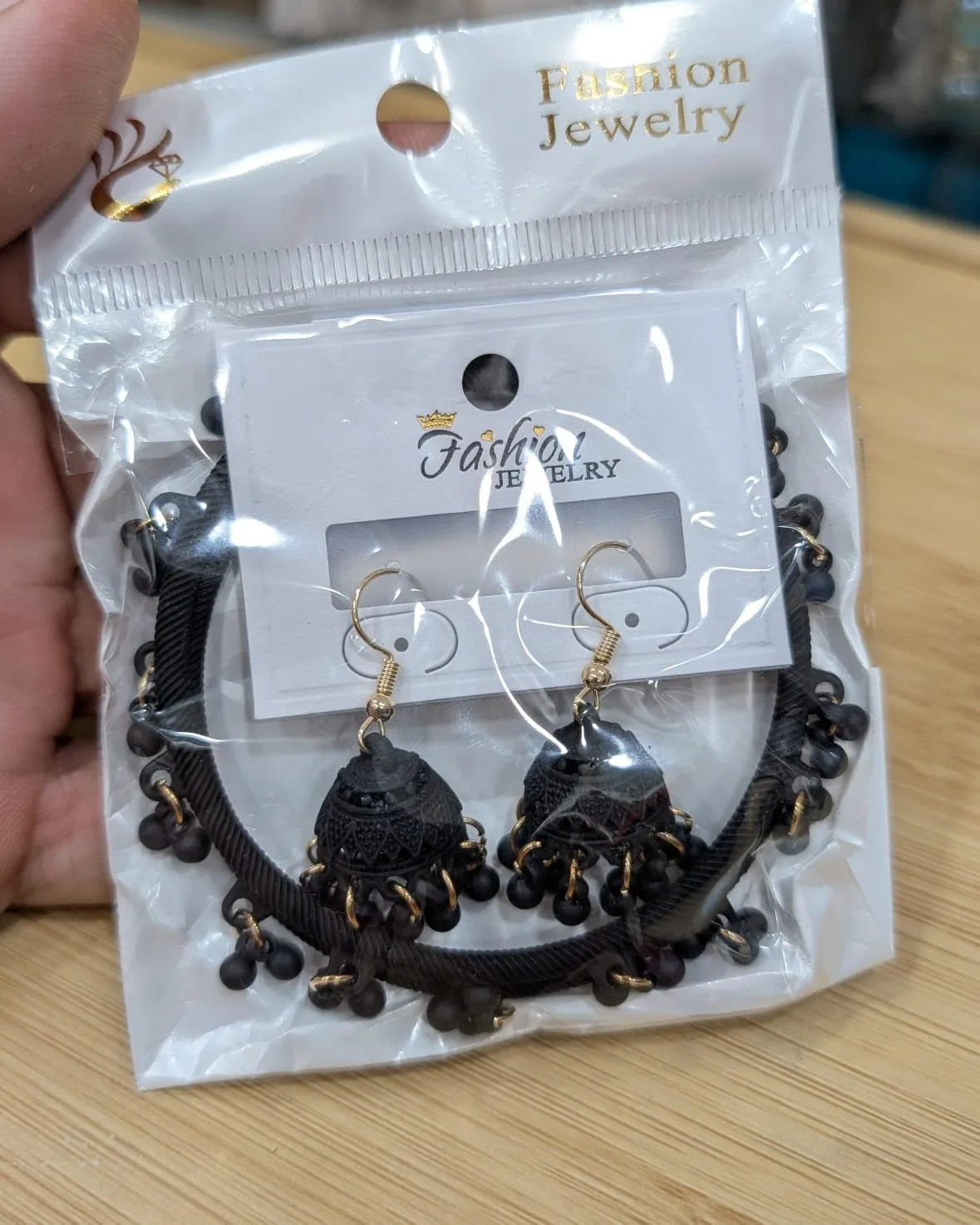 Jhumki + bangle